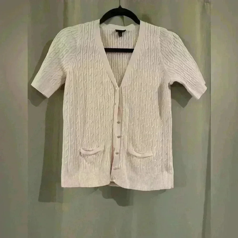 Women’s Light Pink Talbots Cardigan